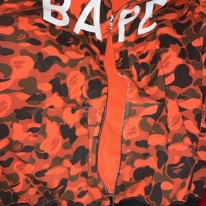 2 bape camo hoodies XL